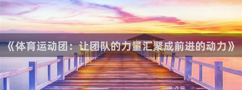 中欧体育全站app：《体育运动团：让团队的力量汇聚成前进的动力》